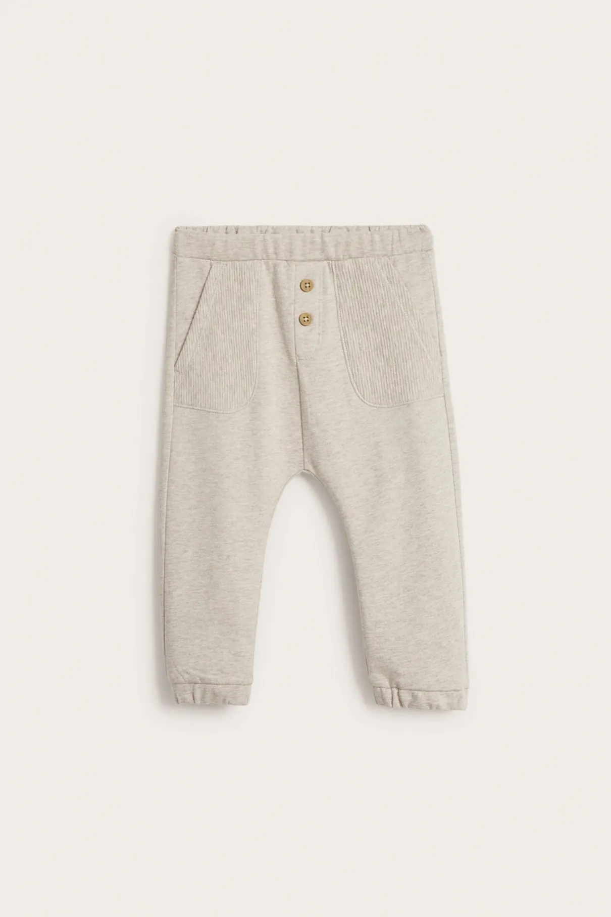 Baby beige jogging trousers