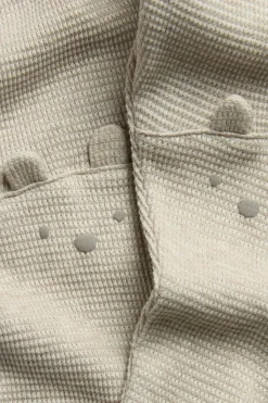 Baby beige waffle leggings