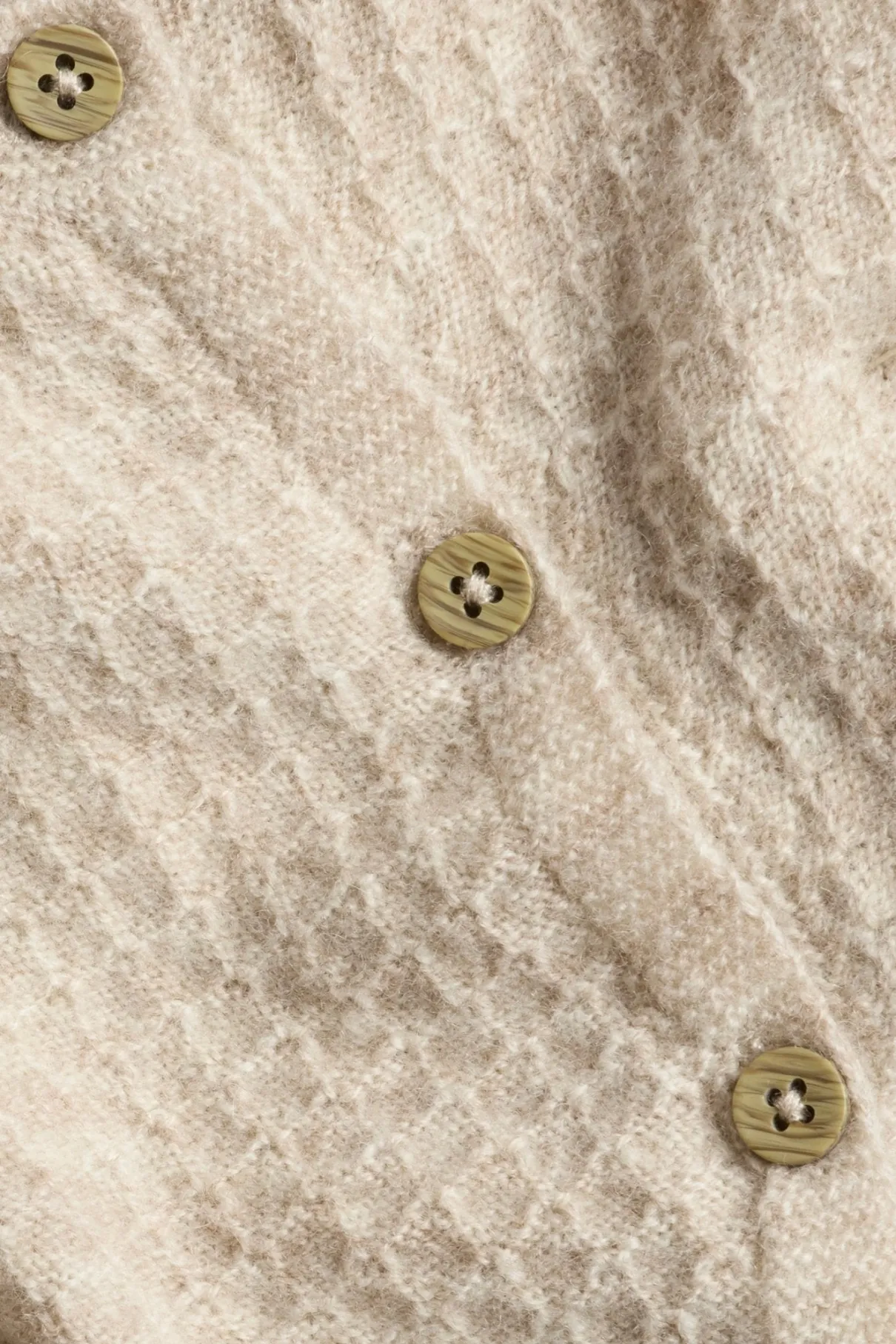 Baby beige wool-cashmere cardigan