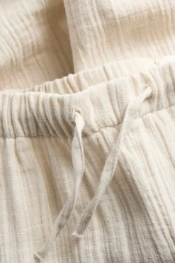 Baby beige woven trousers