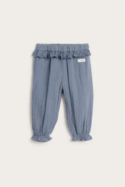 Baby blue frill trousers