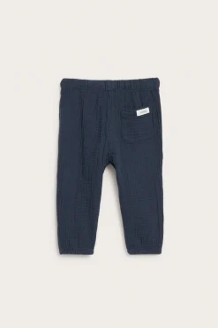 Baby blue muslin trousers