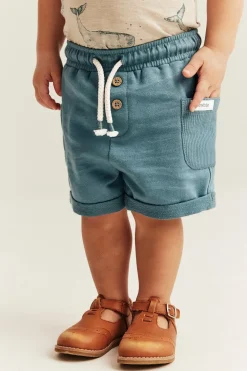 Baby blue tricot shorts