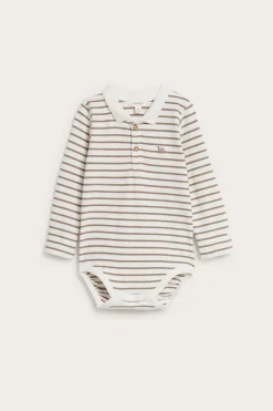 Baby bodysuit with collar
