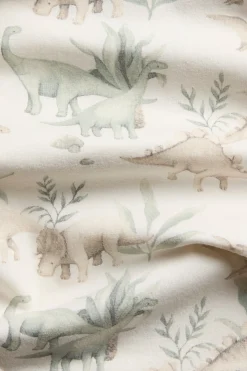 Baby bodysuit with dinosaur motif
