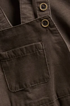 Baby brown corduroy dungarees