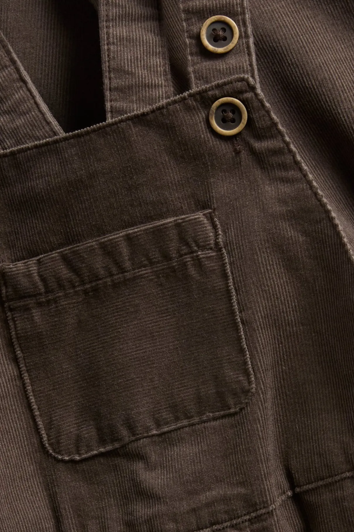 Baby brown corduroy dungarees