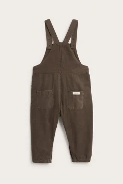 Baby brown corduroy dungarees