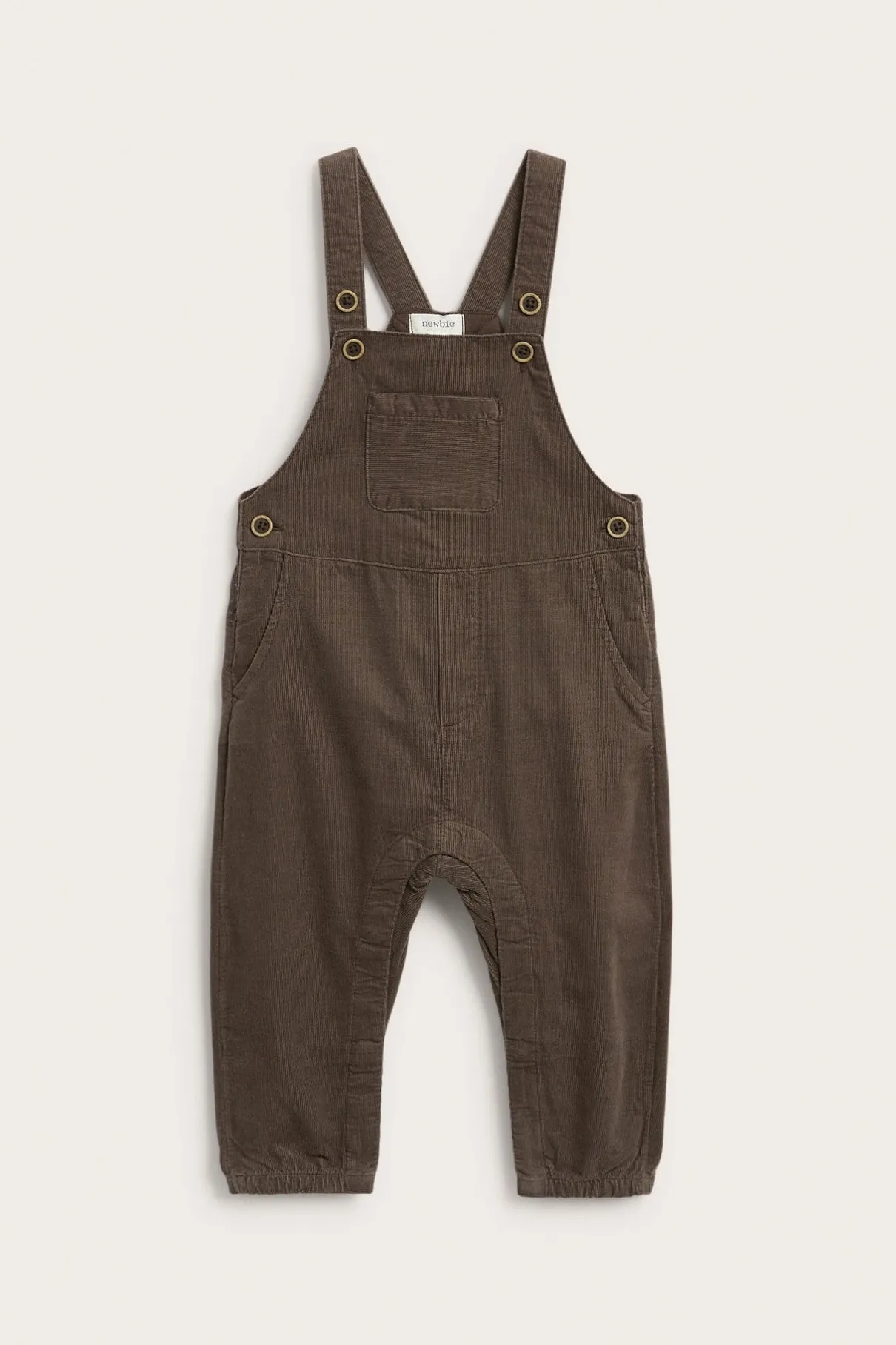 Baby brown corduroy dungarees