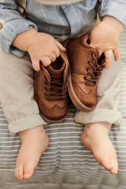 Baby brown pre-walker shoes Edsbro