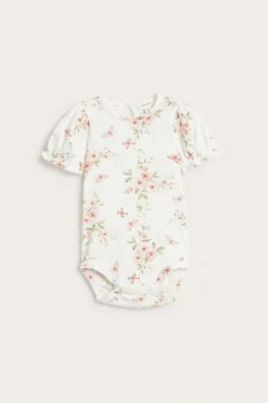 Baby butterfly floral bodysuit