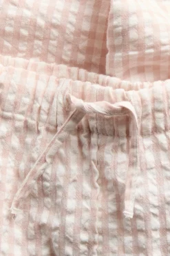 Baby checked woven trousers