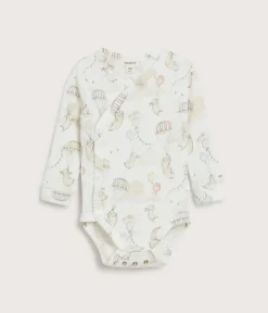 Baby cream bunny balloon bodysuit