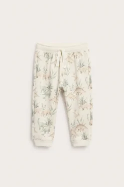 Baby dinosaur print joggers