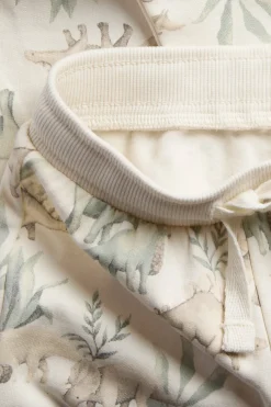 Baby dinosaur print joggers
