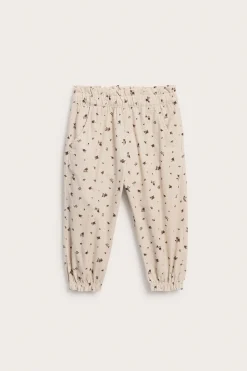 Baby floral corduroy trousers