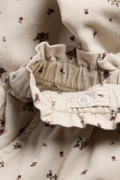 Baby floral corduroy trousers