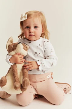 Baby floral ribbed bodysuit