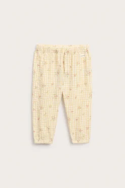 Baby floral woven trousers