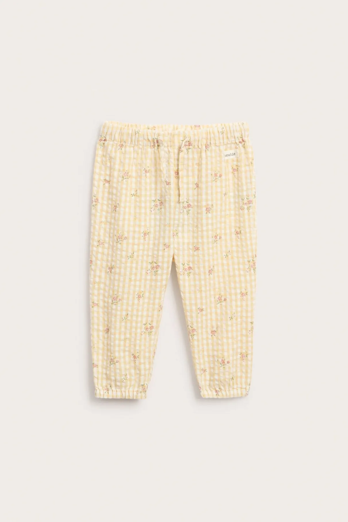 Baby floral woven trousers