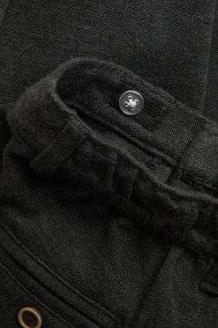 Baby grey turn-up trousers