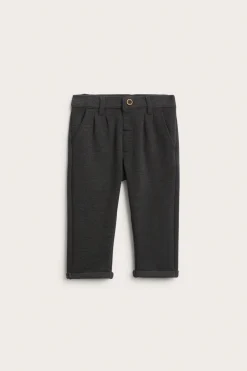 Baby grey turn-up trousers