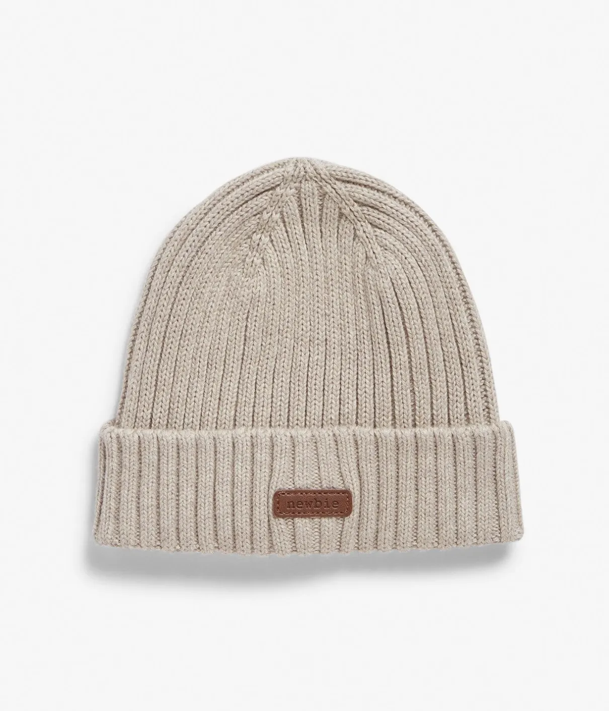 Baby & Kids beige ribbed beanie