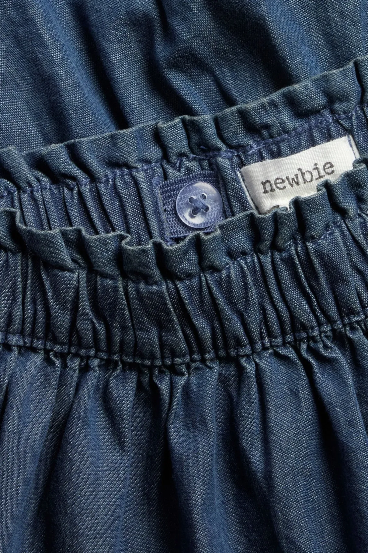 Baby & kids' blue denim skirt with frills