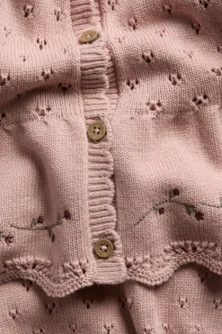 Baby & Kids embroidered knitted cardigan
