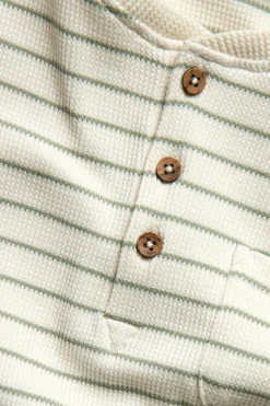 Baby & kids' green striped long-sleeve top