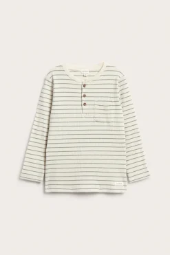 Baby & kids' green striped long-sleeve top