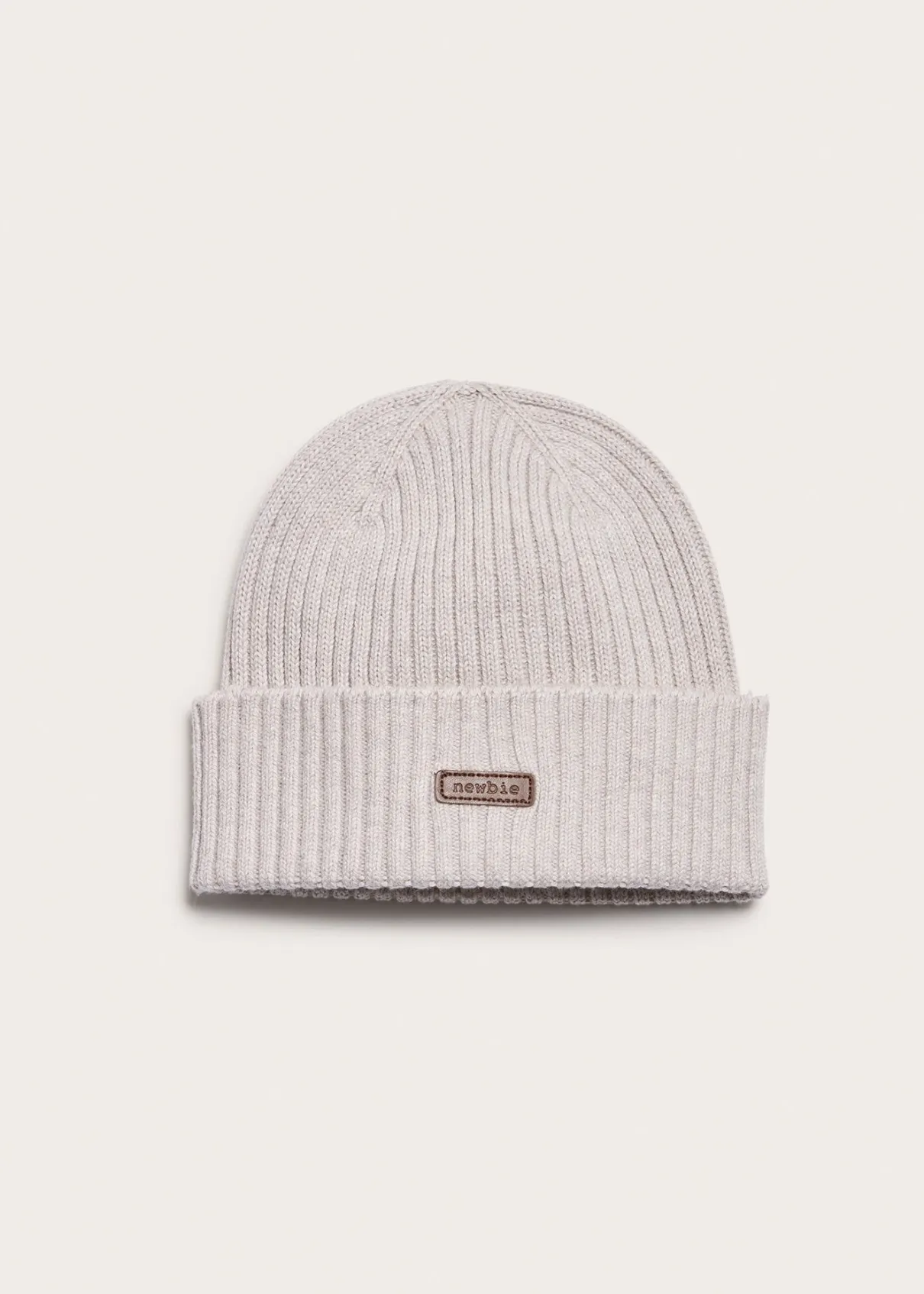 Baby & kids grey ribbed beanie