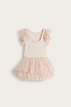 Baby & kids' pink ballerina mesh dress