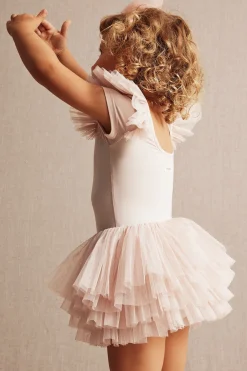 Baby & kids' pink ballerina mesh dress
