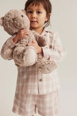 Baby & kids' pink checked pyjamas