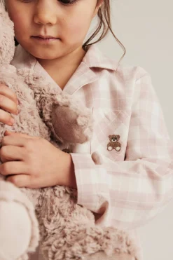Baby & kids' pink checked pyjamas