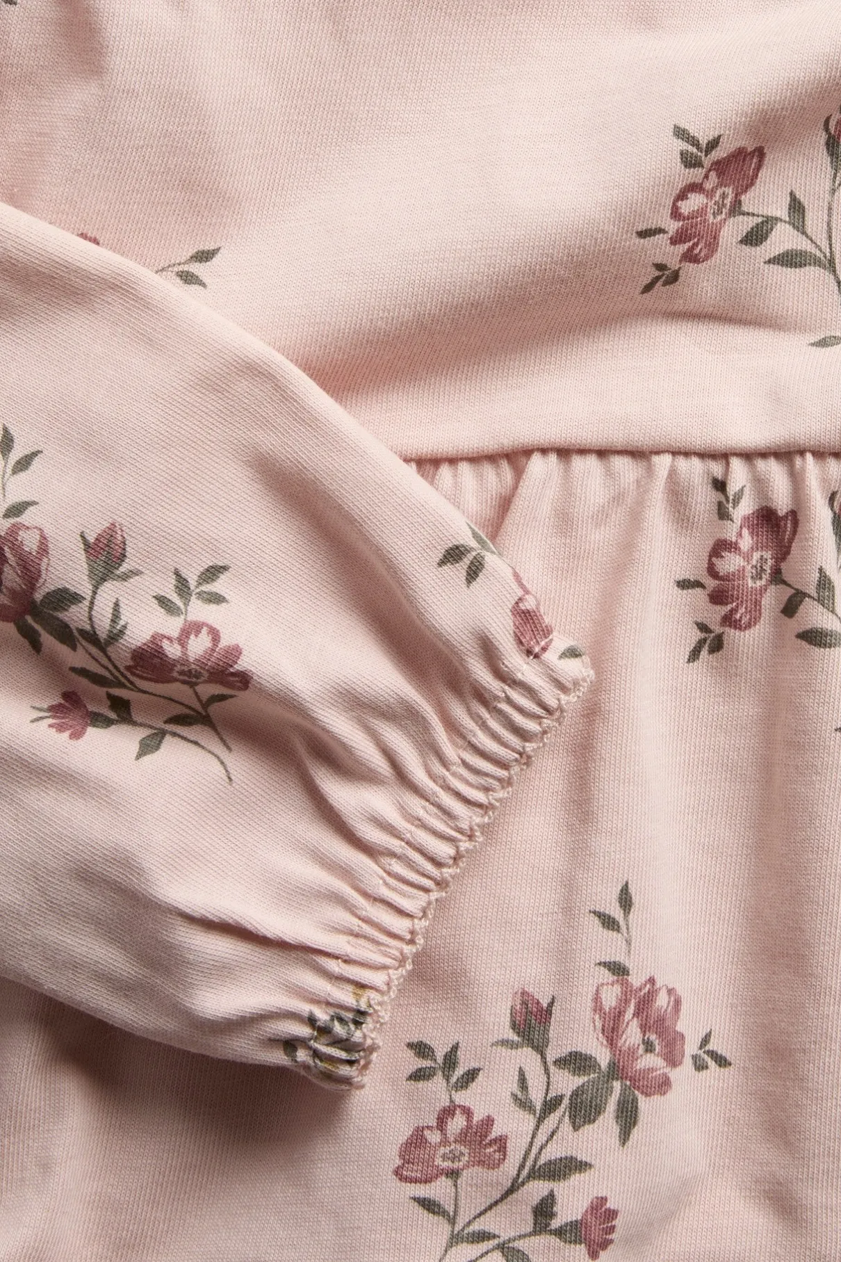 Baby & kids pink floral peplum top