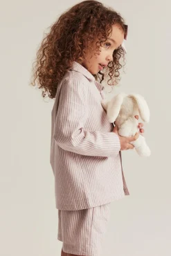 Baby & kids' pink striped pyjamas
