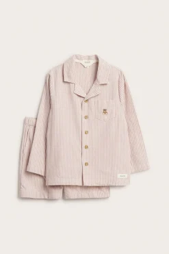Baby & kids' pink striped pyjamas