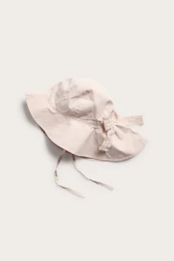 Baby & Kids pink sun hat with bow