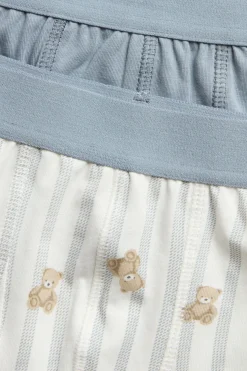 Baby & kids’ teddy bear print boxer shorts 2-pack