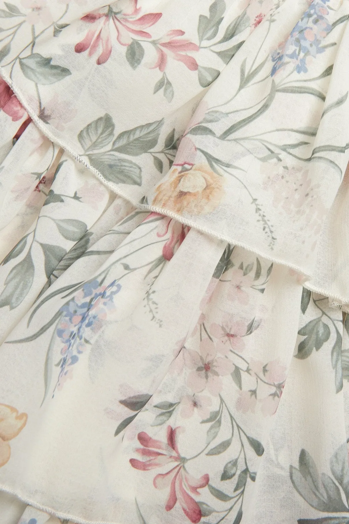 Baby & Kids white floral chiffon dress