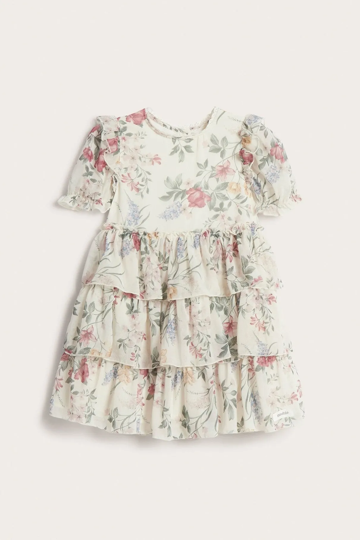 Baby & Kids white floral chiffon dress