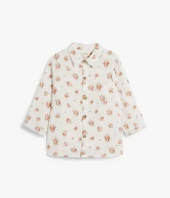 Baby & kids white floral shirt