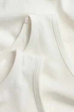 Baby & kids' white 2-pack singlets