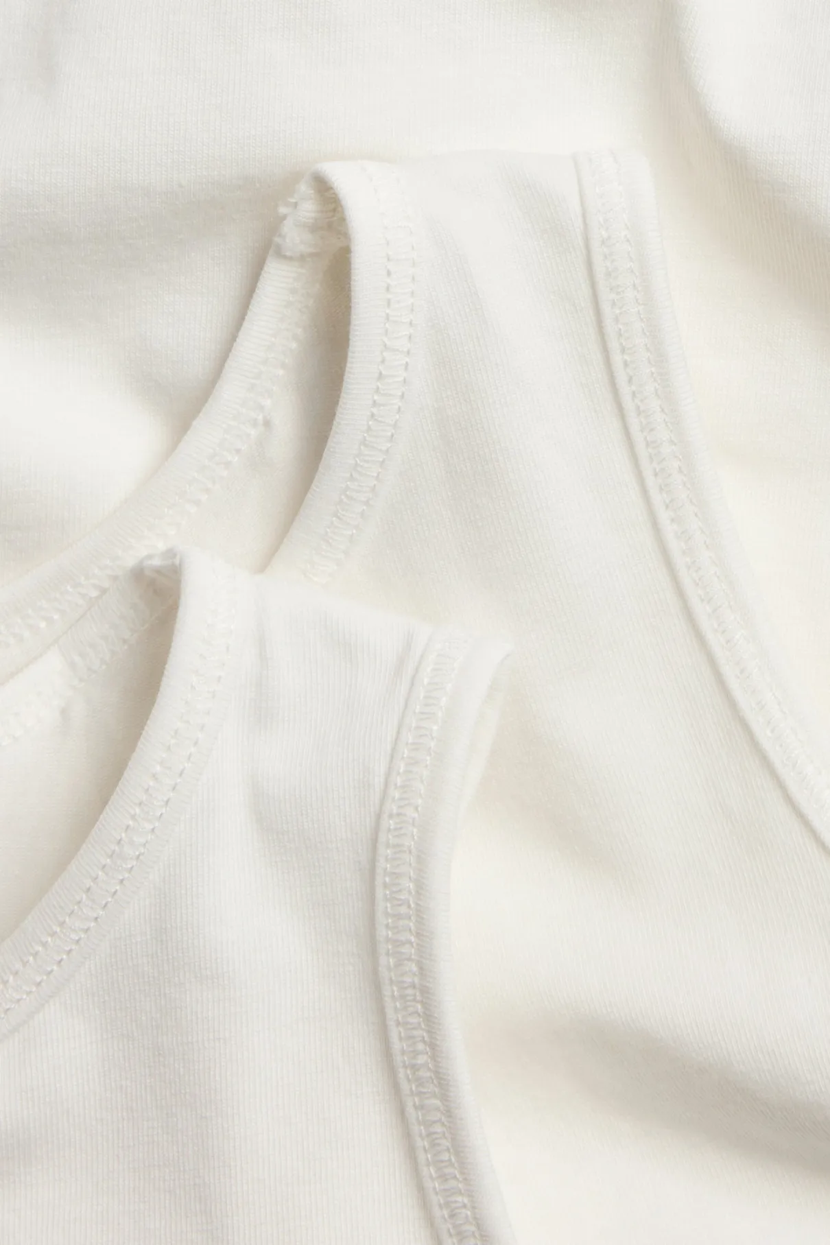 Baby & kids' white 2-pack singlets