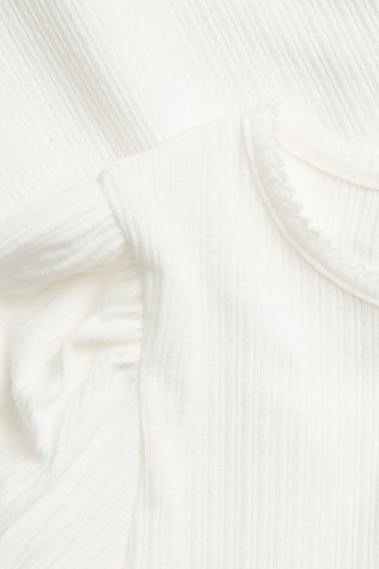 Baby & kids white short‑sleeve puff top