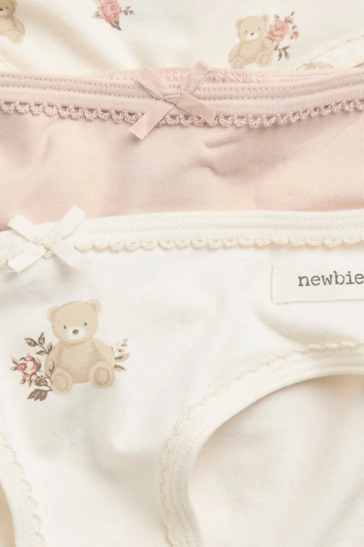 Baby & kids white teddy bear briefs 3-pack