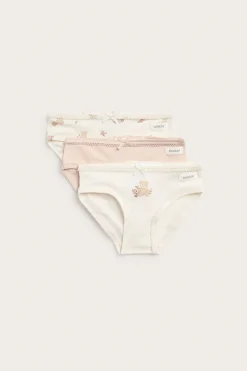 Baby & kids white teddy bear briefs 3-pack