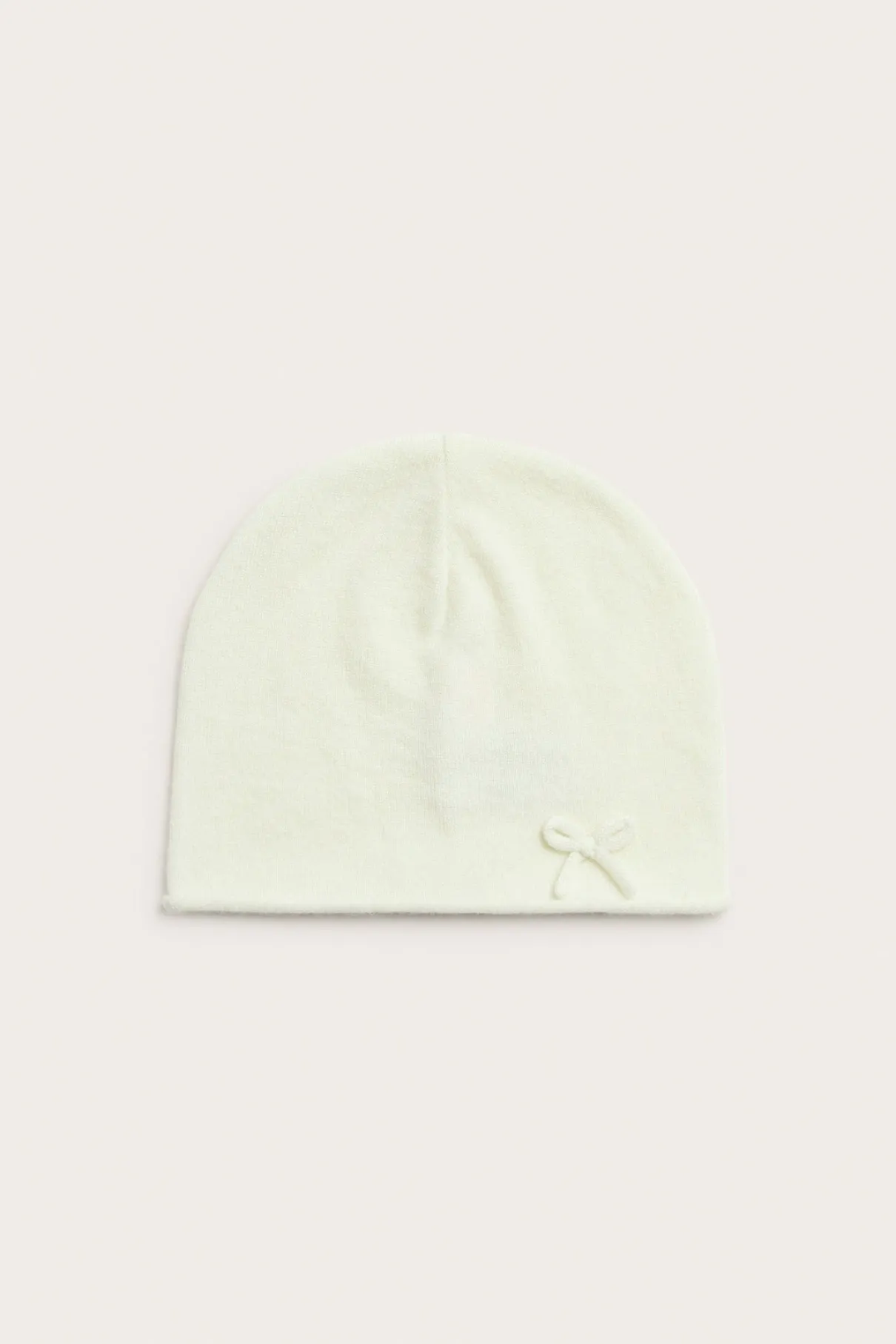 Baby & Kids' white wool and cashmere-blend hat